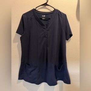 KOI Next Gen Onboard Women's 2-Pocket Maternity Scrub Top